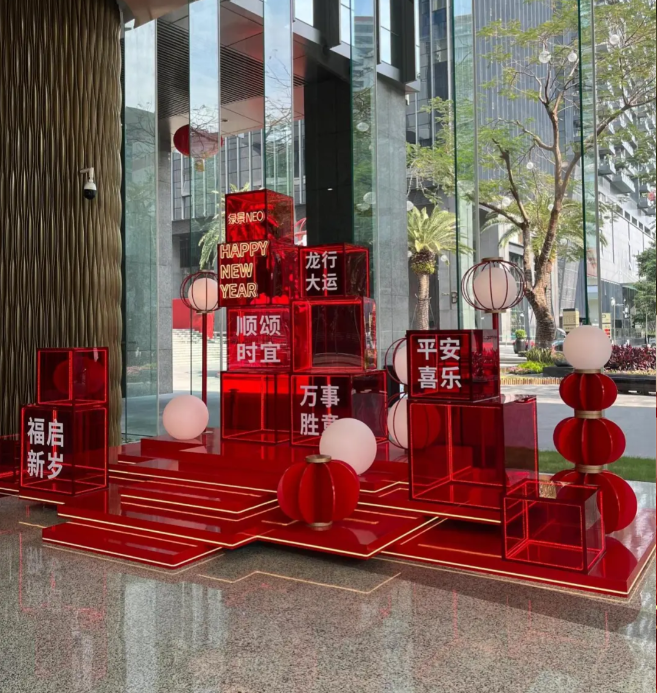 燈籠美陳設計點亮傳統文化的璀璨光芒